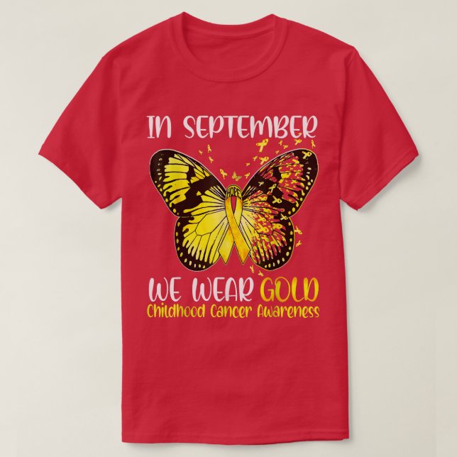 I september 2010 Bära vi Guld Butterfly Childnatur T Shirt (Design framsida)