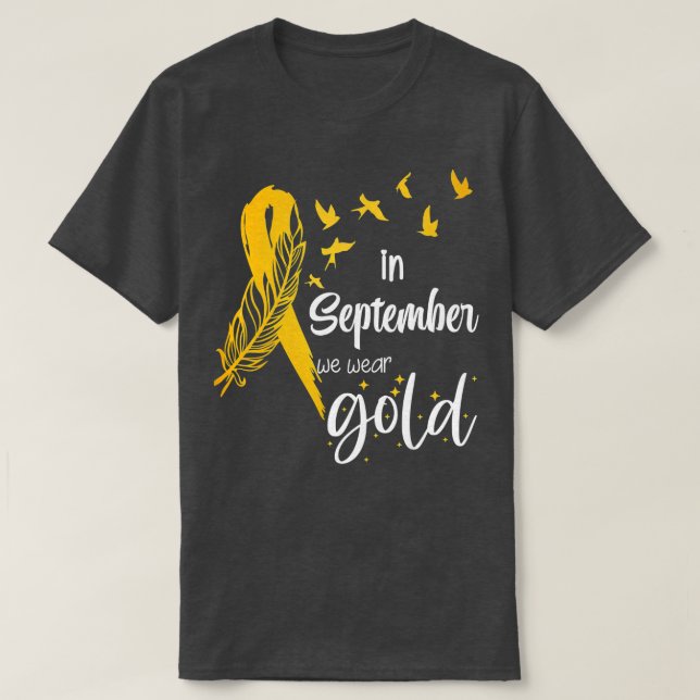 I september 2011 Bära vi medvetenheten om cancer i T Shirt (Design framsida)
