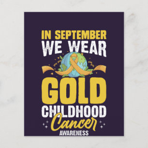 I september 2011 gav vi Guld barncancervårdsbelöni Flygblad