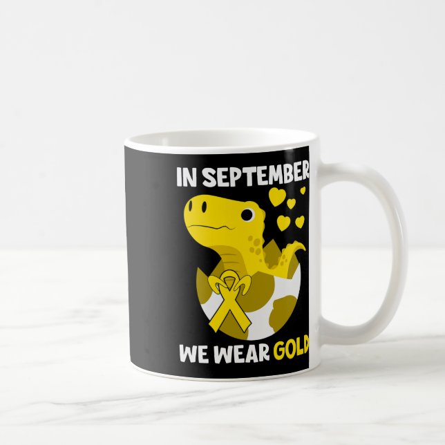 I september 2011 gav vi Guld barncancervårdsbelöni Kaffemugg (Höger)