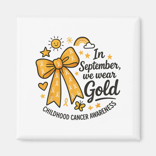 I september 2011 gav vi Guld barncancervårdsbelöni Magnet (Framsidan)