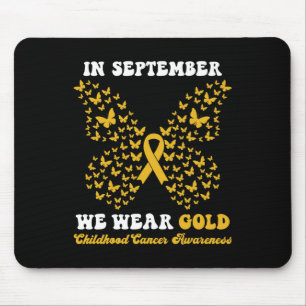 I september 2011 gav vi guld barncancervårdsbelöni musmatta
