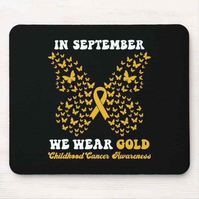 I september 2011 gav vi guld barncancervårdsbelöni musmatta (Framsidan)