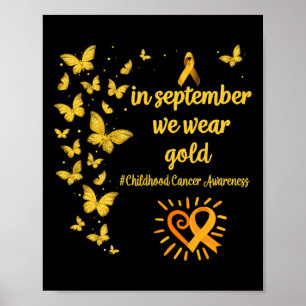 I september 2011 gav vi Guld barncancervårdsbelöni Poster