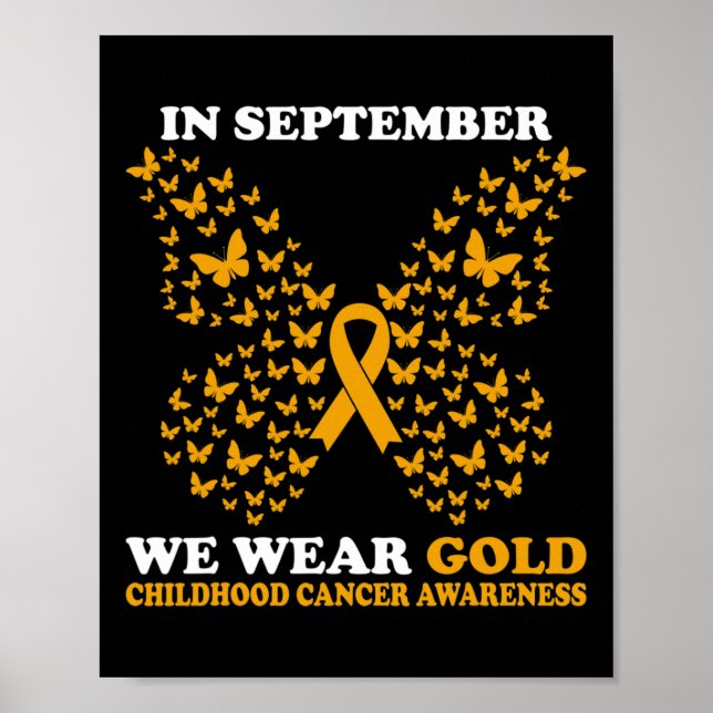 I september 2011 gav vi guld barncancervårdsbelöni poster (Framsidan)