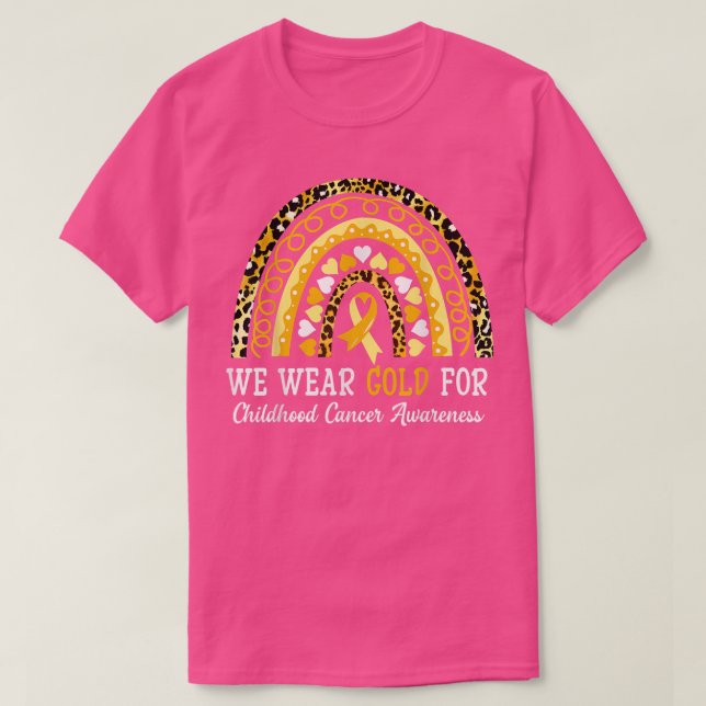 I september 2011 gav vi Guld barncancervårdsbelöni T Shirt (Design framsida)