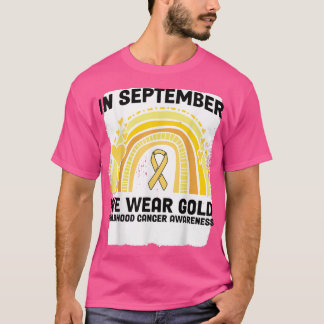 I september 2011 gav vi Guld barncancervårdsbelöni T Shirt