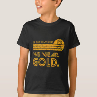 I september 2011 gav vi Guld barncancervårdsbelöni T Shirt