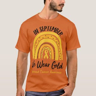 I september 2011 gav vi Guld barncancervårdsbelöni T Shirt