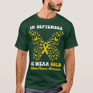 I september 2011 gav vi guld barncancervårdsbelöni t shirt