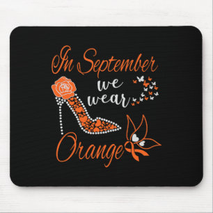 I september Bära Orange Leukemia Awareness Mon Musmatta