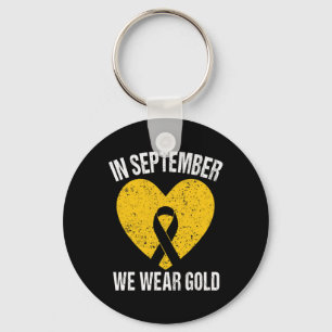I september Bäror vi Guld-barncancer på menyflikso Nyckelring