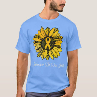 I september Bäror vi Guld-barncancer på menyflikso T Shirt