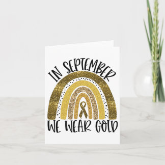 I september Bäror vi Guld regnbågscancer i barndom Kort