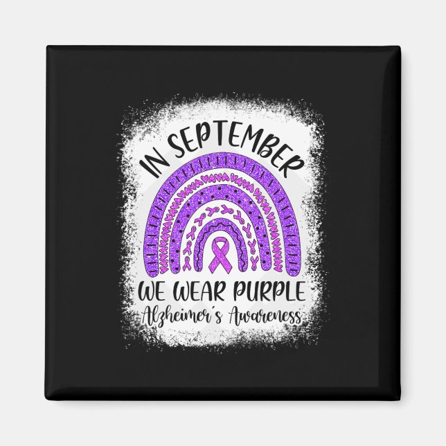 I september fick vi lila alzheimersjuka magnet (Framsidan)