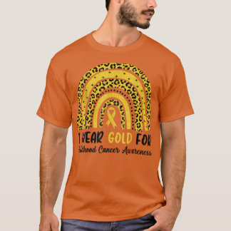 I september i Bära Guld för barncancerkrig T Shirt