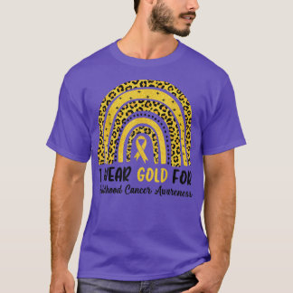 I september i Bära Guld för barncancerkrig T Shirt