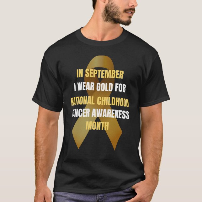 I september I Bära Guld T Shirt (Framsida)