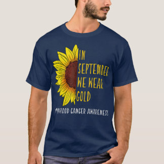 I september uppmärksammade Bära Guld barncancer T Shirt