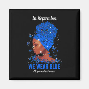 I september var vi blå Bära för Alopecias medvetan Magnet