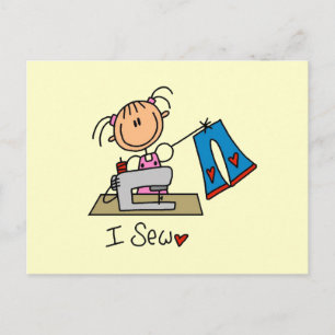 I Sew Vykort