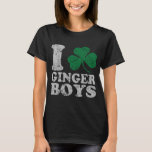I Shamrock Ginger Boys T-shirt<br><div class="desc">Jag Shamrock Irish Ginger Boys t shirts and apparel.Hämta din nu i tid för St patrick's day.</div>