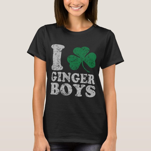 I Shamrock Ginger Boys T-shirt (Framsida)