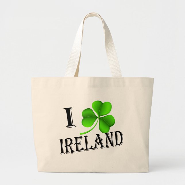 I Shamrock Ireland bk jtcnt Jumbo Tygkasse (Framsidan)
