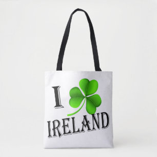 I Shamrock Ireland bk stcn Tygkasse