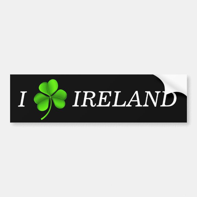 I Shamrock Ireland wbscn Bildekal (Framsidan)