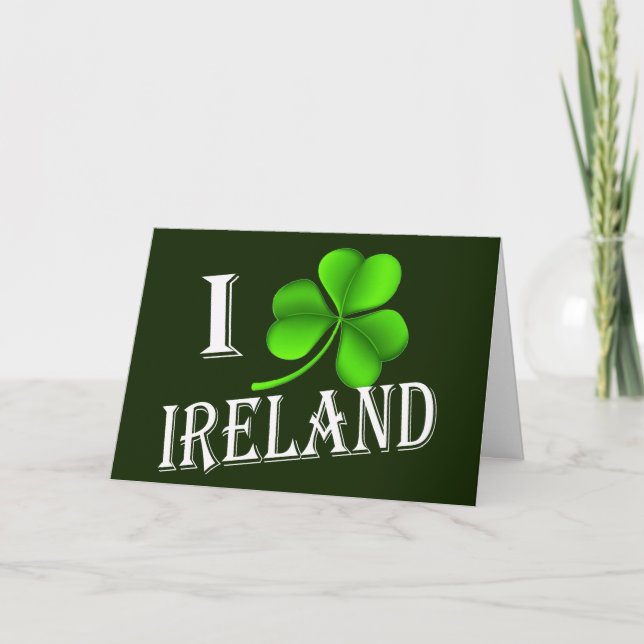 I Shamrock Ireland wt Gcent Kort (Framsida)