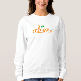 "I [SHAMROCK] IRLAND" KVINNOR T SHIRT