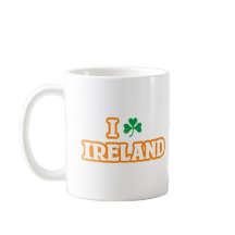 "I [SHAMROCK] IRLAND" Mugg