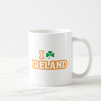 "I [SHAMROCK] IRLAND" Mugg