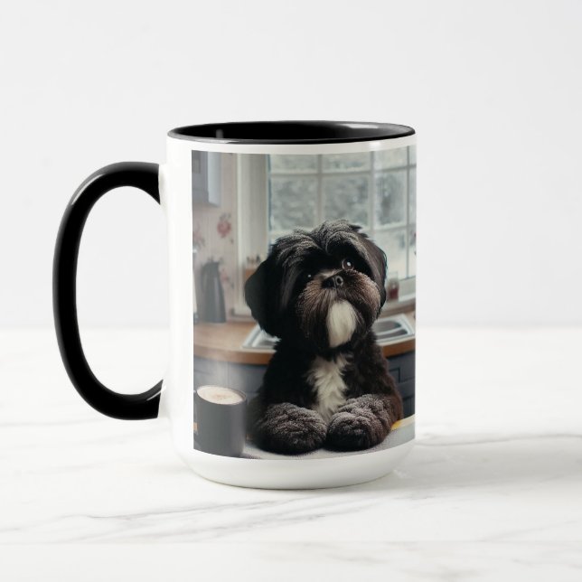 I Shih Tzu Not Christmas Coffee Mug Cup Mugg (Vänster)