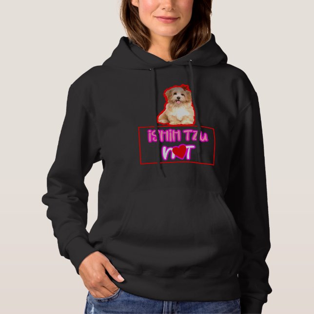 I Shihtzu Not Shihtzu T Shirt (Framsida)