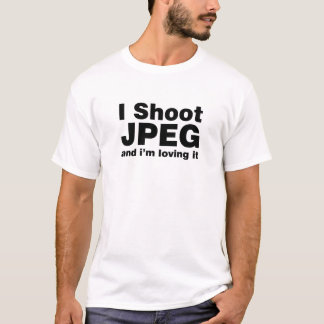 I Shoot JPEG Tee Shirt