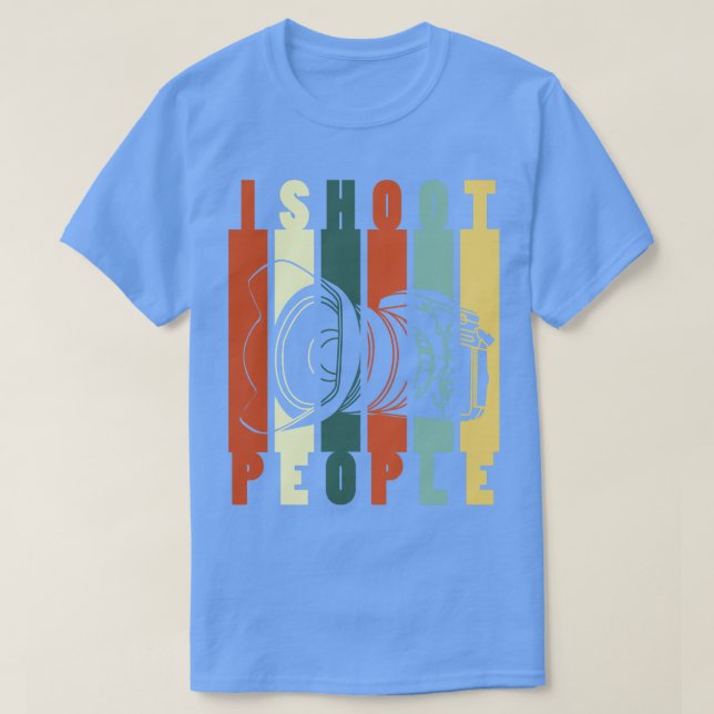 I Shoot People (fotografi) T Shirt (Design framsida)