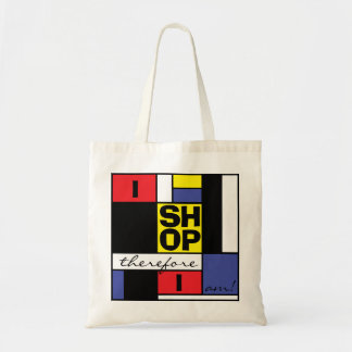 I Shop Shopping Day Budget Tote Bag Tygkasse