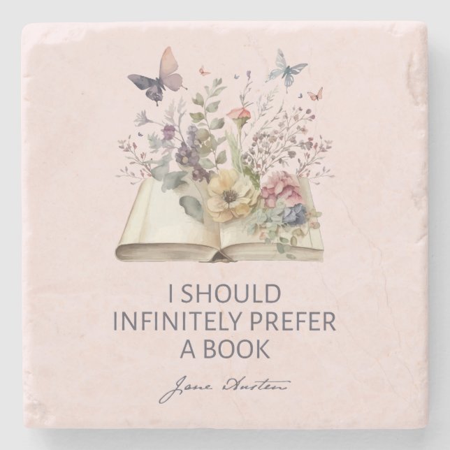I Should Infinitely Prefer A Book II - Jane Austen Stenunderlägg (Framsidan)