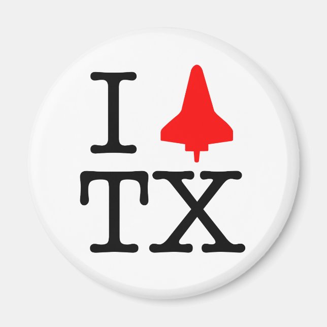 I Shuttle TX Magnet (Framsidan)