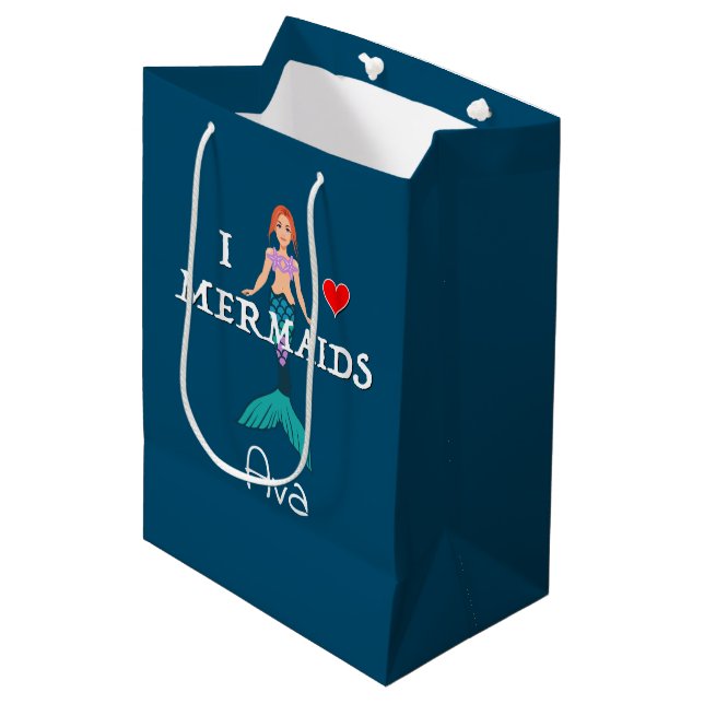 I Sjöjungfruar Design - Gift Bag - Medium (Framsidan Vinklad)