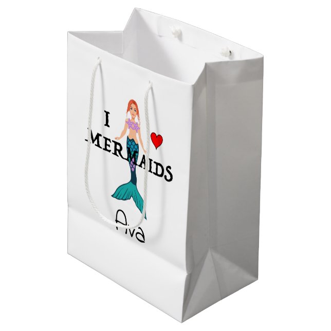 I Sjöjungfruar Design - Gift Bag - Medium (Framsidan Vinklad)