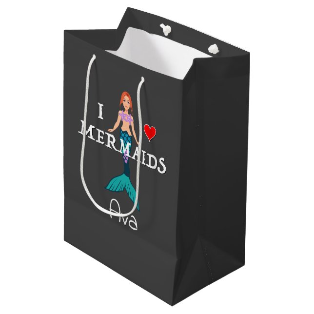 I Sjöjungfruar Design - Gift Bag - Medium (Framsidan Vinklad)