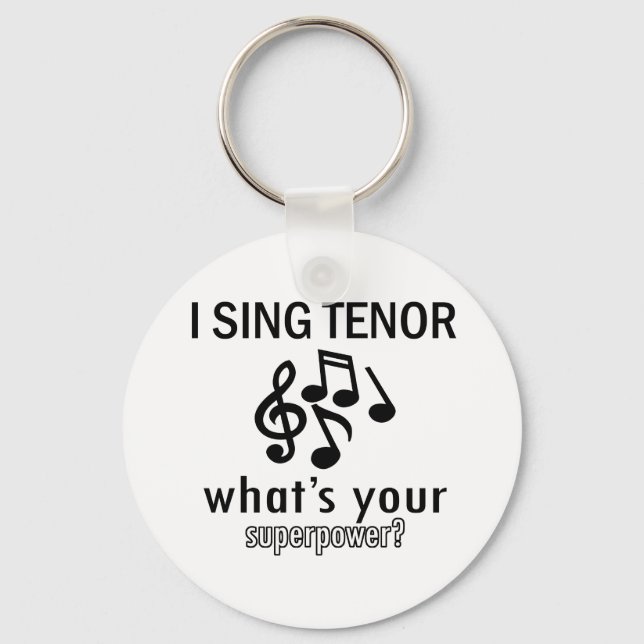 I sjunga Tenor Nyckelring (Framsida)