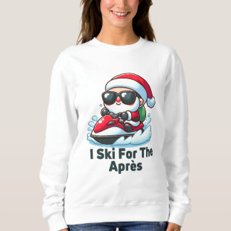 I Ski för Après - Lusnytomte Skiing T-Shirt