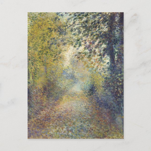 I Skogen av Pierre-Auguste Renoir Vykort (Framsida)