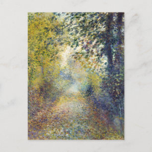 I Skogen av Renoir, Fransk Impressionism Art. Vykort