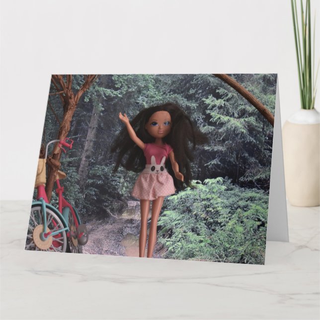 I skogen för att möta min syster kort (Framsida)