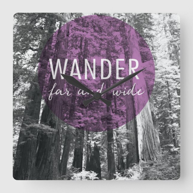 I skogen irrar | långt och det breda fyrkantig klocka (Framsida)